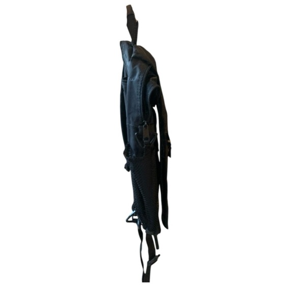 Vintage 90s Stone Ridge Medium Size Backpack w/ Adjustable Straps Black - Picture 9 of 16